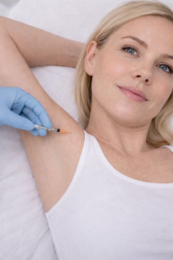 Botox imod svedige armhuler