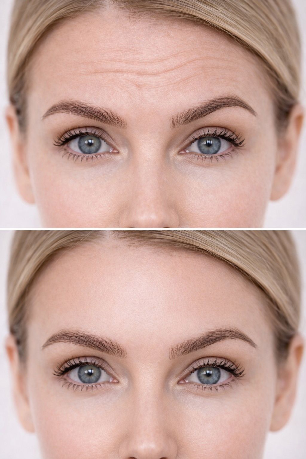 botox pande Botox før og efter på panderynker